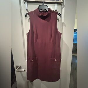 White House black market sleeveless sheath dress size 14